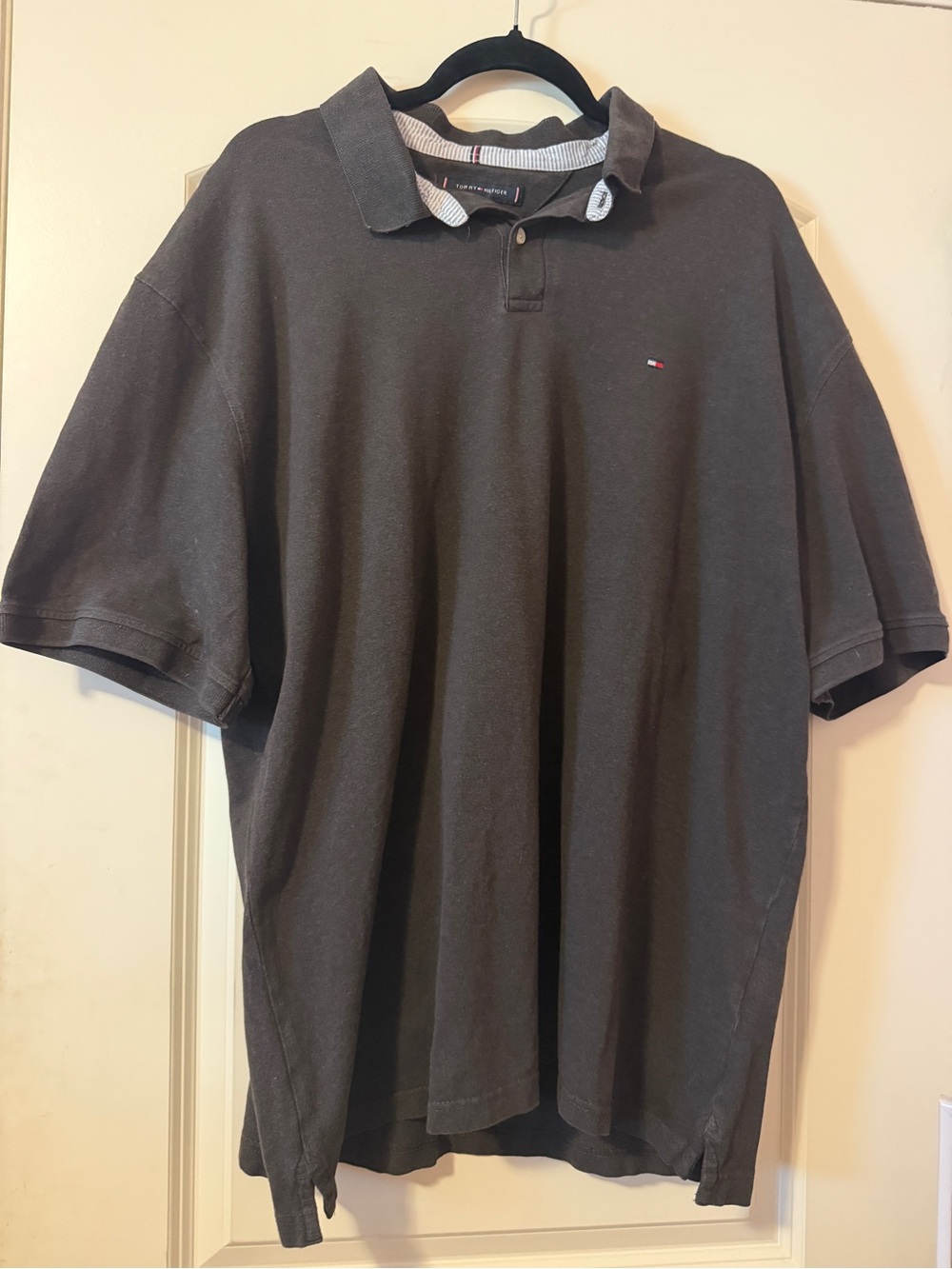 Tommy Hilfiger Men’s Dark Brown Polo Shirt 3XL
